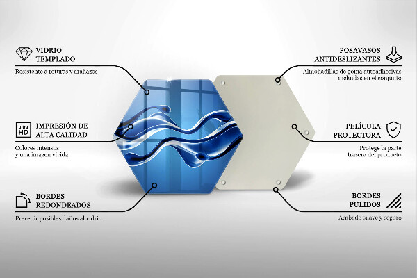 Kuchynská doska veľká zo skla Abstrakcia tekutín