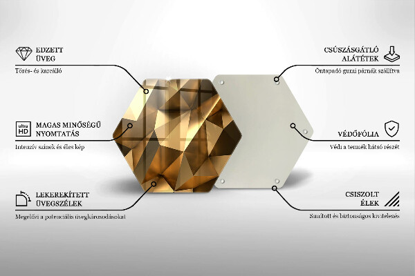Kuchynská doska veľká zo skla Pozadie abstrakcie štruktúry