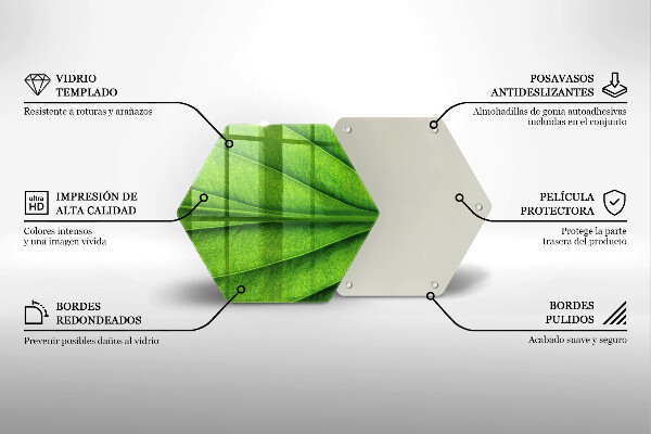 Kuchynská doska veľká zo skla Prírodný žilový list