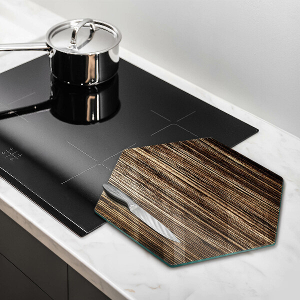 Kuchynská doska zo skla Textúra dreva