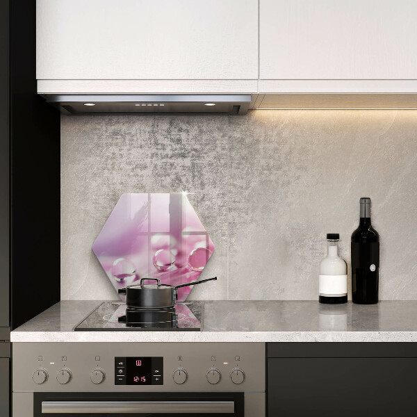 Kuchynská doska zo skla Okvetné lístky rosy