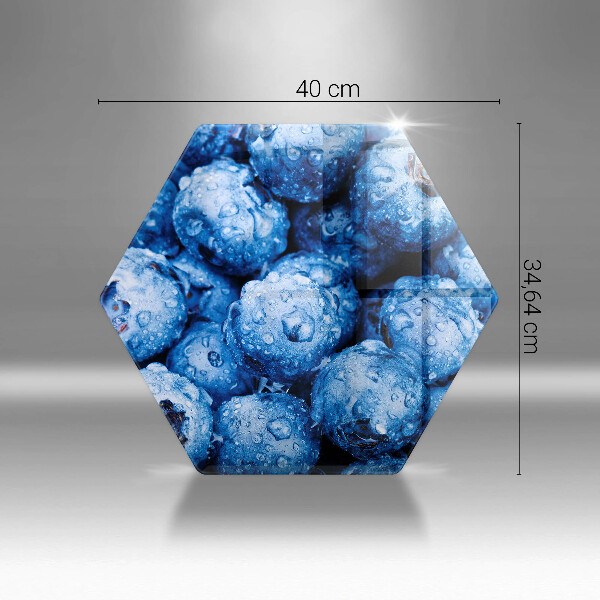 Kuchynská doska zo skla Šťavnaté čučoriedky