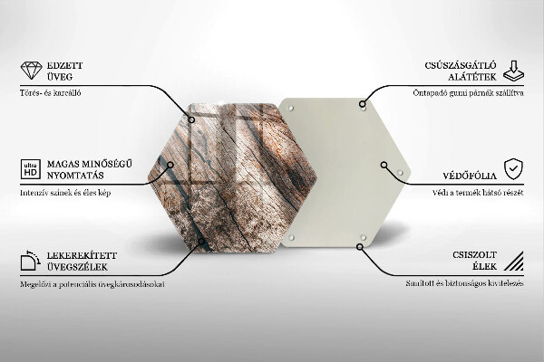 Kuchynská doska zo skla Drevená konštrukcia