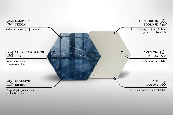 Kuchynská doska zo skla Textúra mramorového kameňa