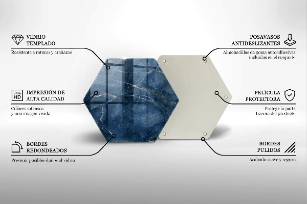 Kuchynská doska zo skla Textúra mramorového kameňa