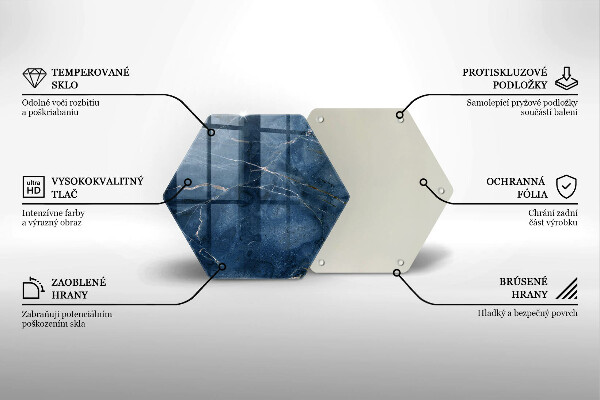 Kuchynská doska zo skla Textúra mramorového kameňa