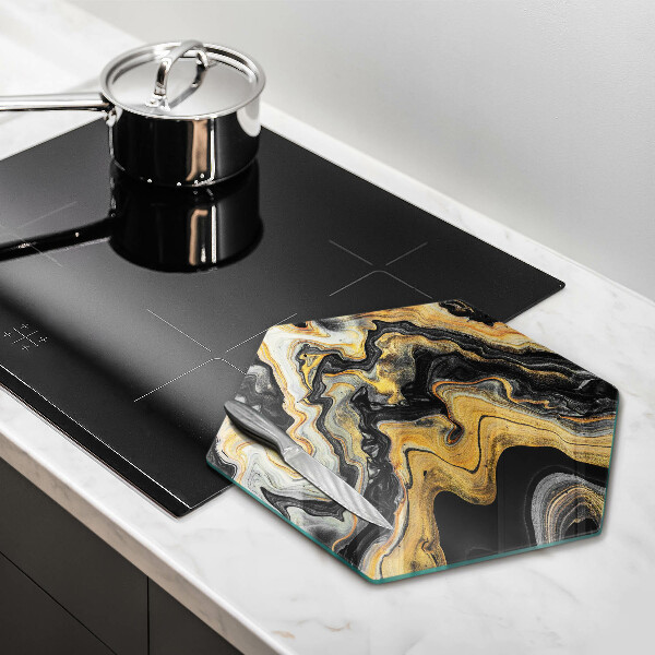 Kuchynská doska zo skla Abstraktná štruktúra