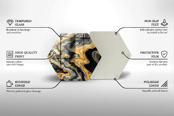Kuchynská doska zo skla Abstraktná štruktúra