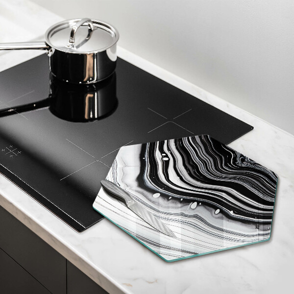 Kuchynská doska zo skla Atramentová abstrakcia