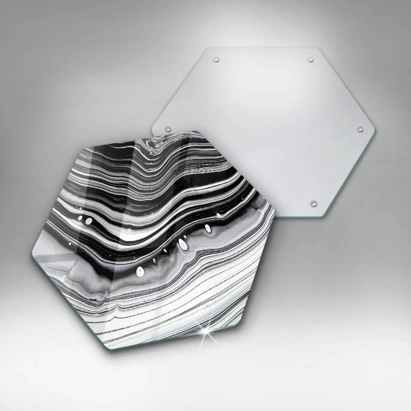 Kuchynská doska zo skla Atramentová abstrakcia