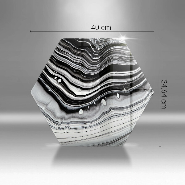 Kuchynská doska zo skla Atramentová abstrakcia