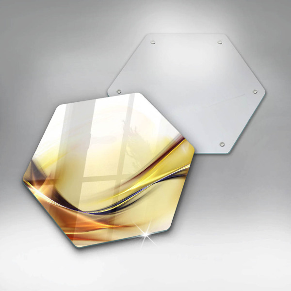 Kuchynská doska veľká zo skla Abstraktné línie svetla