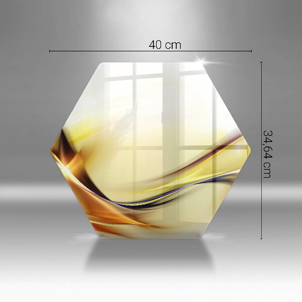 Kuchynská doska veľká zo skla Abstraktné línie svetla