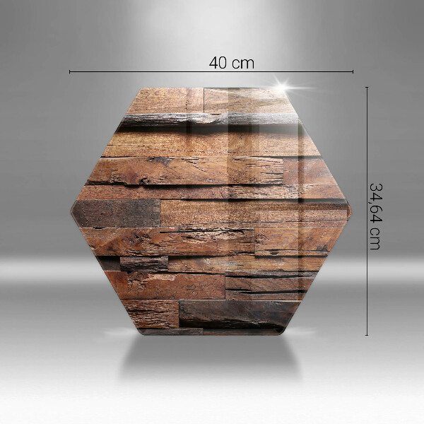 Kuchynská doska veľká zo skla Dekoratívne drevené dosky