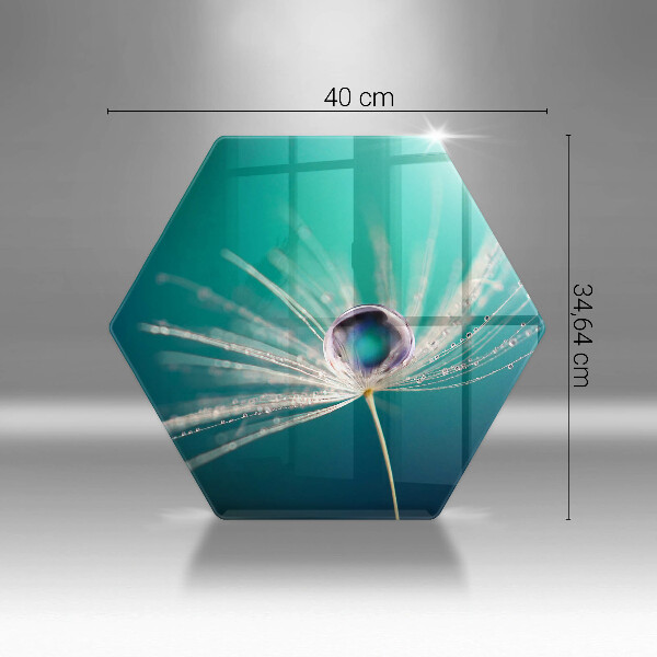 Kuchynská doska zo skla Rosa na púpave