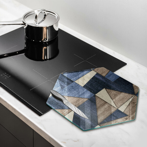 Kuchynská doska zo skla Geometrická abstrakcia