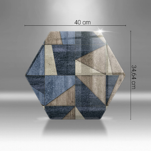 Kuchynská doska zo skla Geometrická abstrakcia