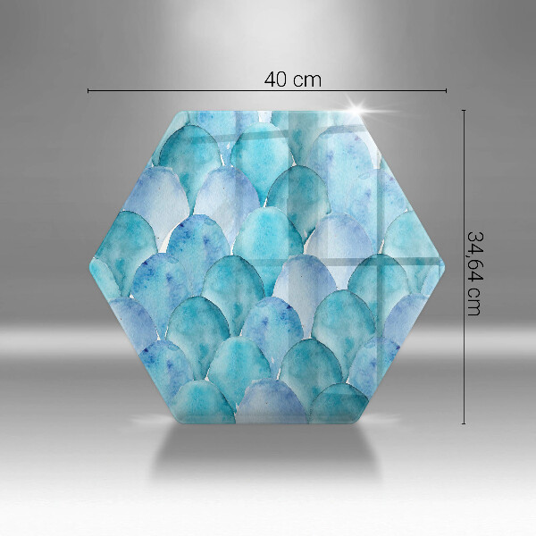 Kuchynská doska zo skla Akvarelové váhy