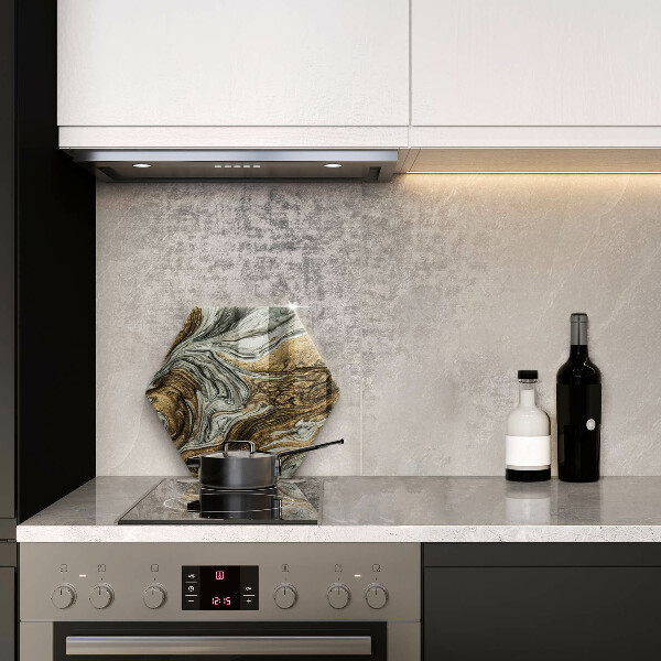 Kuchynská doska veľká zo skla Bohatá abstrakcia