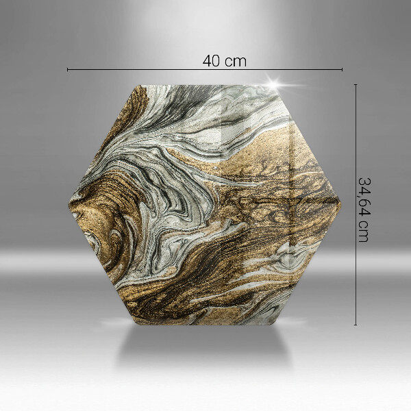 Kuchynská doska veľká zo skla Bohatá abstrakcia