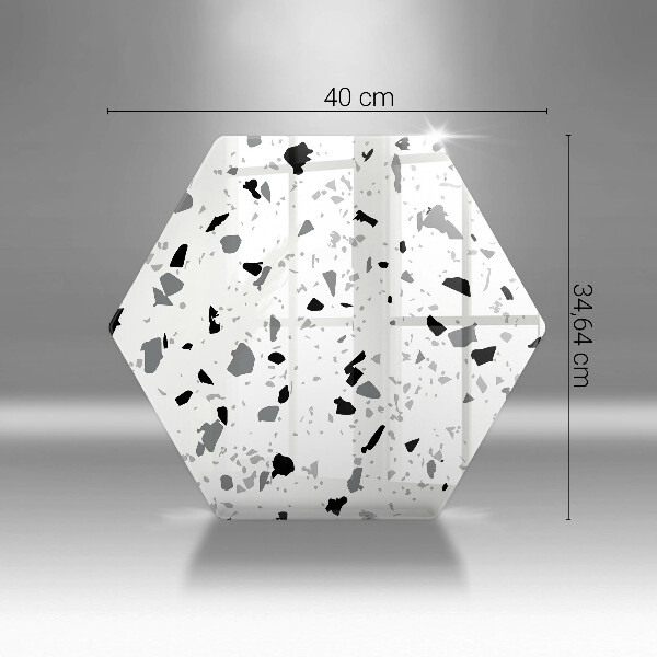 Kuchynská doska veľká zo skla Dekoratívna kamenina