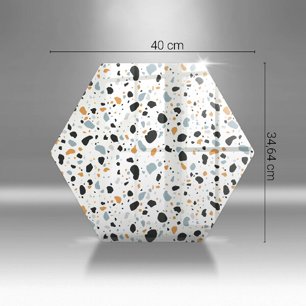 Kuchynská doska veľká zo skla Dekoratívna kamenina
