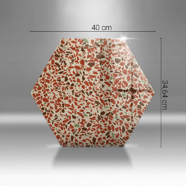 Kuchynská doska veľká zo skla Jemná kamenina