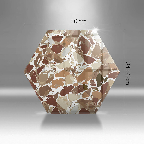 Kuchynská doska veľká zo skla Kamenné ozdobné škvrny