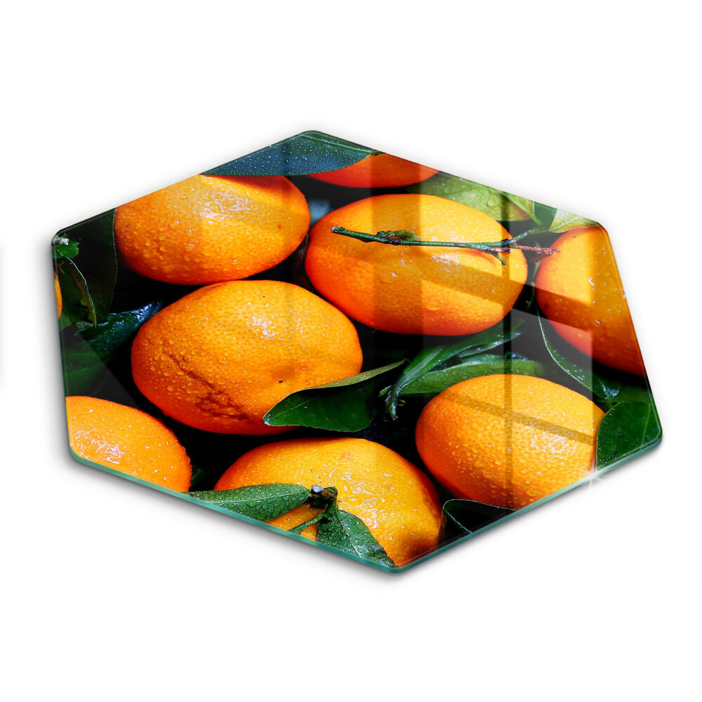 Kuchynská doska veľká zo skla Pomarančové ovocie