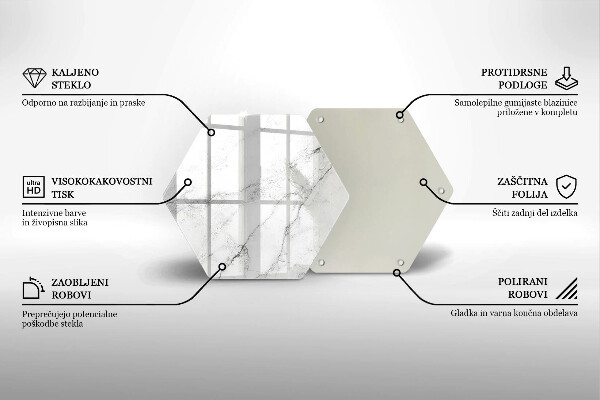 Kuchynská doska zo skla Elegantná textúra mramoru