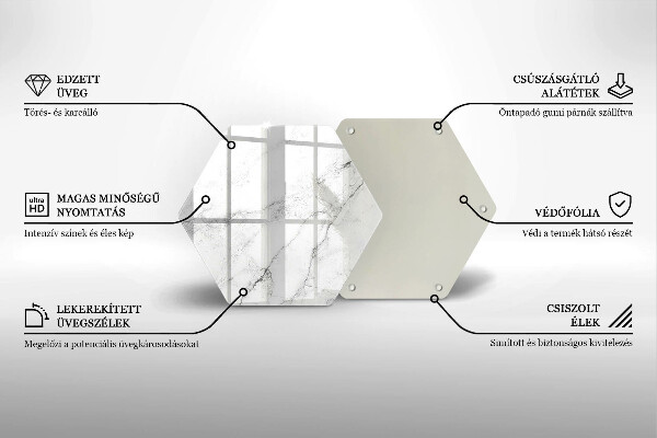 Kuchynská doska zo skla Elegantná textúra mramoru