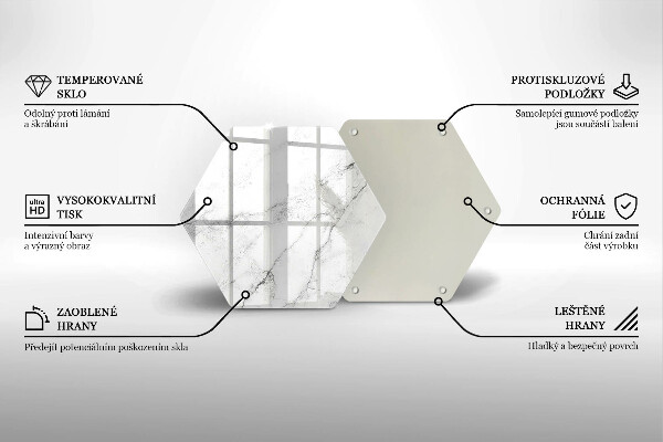 Kuchynská doska zo skla Elegantná textúra mramoru