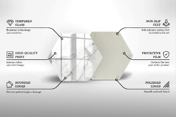 Kuchynská doska zo skla Elegantná textúra mramoru