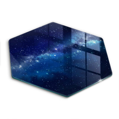 Kuchynská doska veľká zo skla Vesmír a hviezdy