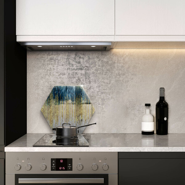 Kuchynská doska zo skla Dizajnérska abstrakcia