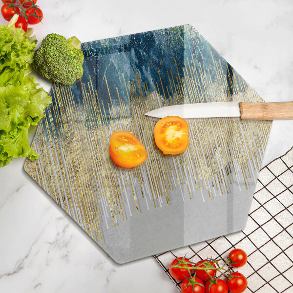 Kuchynská doska zo skla Dizajnérska abstrakcia