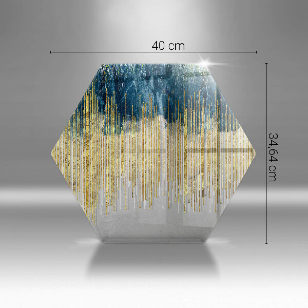 Kuchynská doska zo skla Dizajnérska abstrakcia