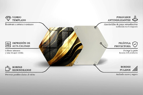 Kuchynská doska zo skla Elegantná abstrakcia