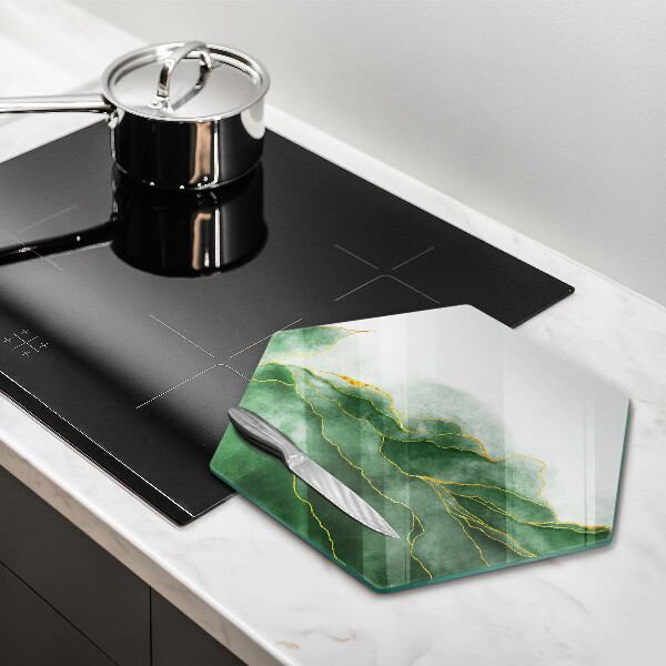 Kuchynská doska veľká zo skla Abstraktná príroda