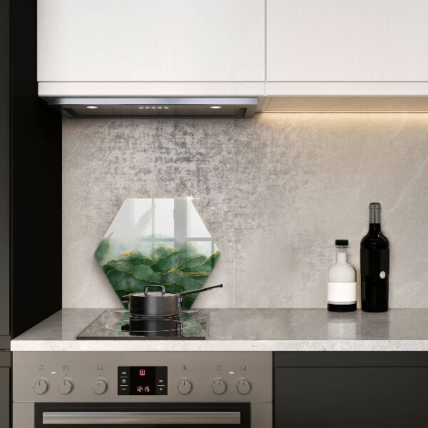 Kuchynská doska veľká zo skla Abstraktná príroda