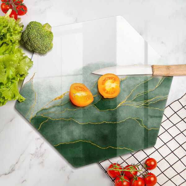 Kuchynská doska veľká zo skla Abstraktná príroda