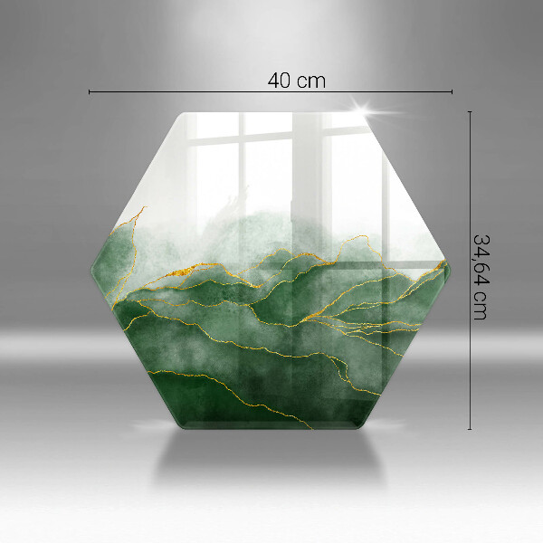 Kuchynská doska veľká zo skla Abstraktná príroda