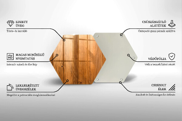 Kuchynská doska zo skla Drevené dosky