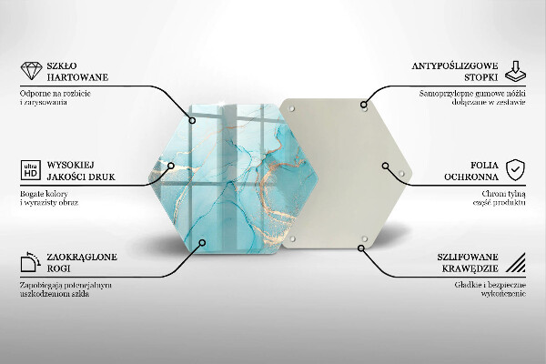 Kuchynská doska zo skla Kamenná abstrakcia