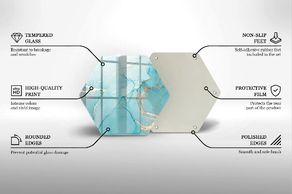 Kuchynská doska zo skla Kamenná abstrakcia