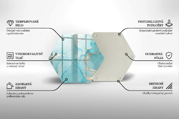 Kuchynská doska zo skla Kamenná abstrakcia