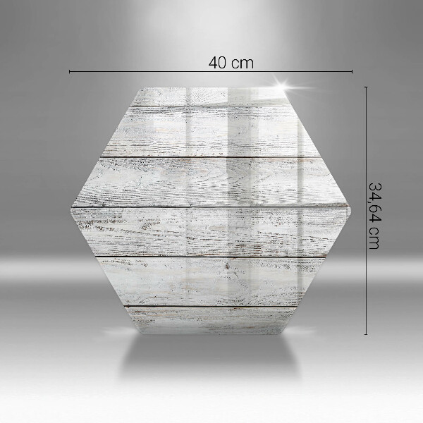 Kuchynská doska zo skla Svetlé drevené dosky