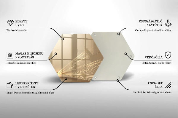 Kuchynská doska zo skla Moderná abstrakcia