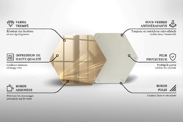 Kuchynská doska zo skla Moderná abstrakcia
