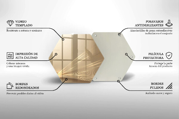 Kuchynská doska zo skla Moderná abstrakcia